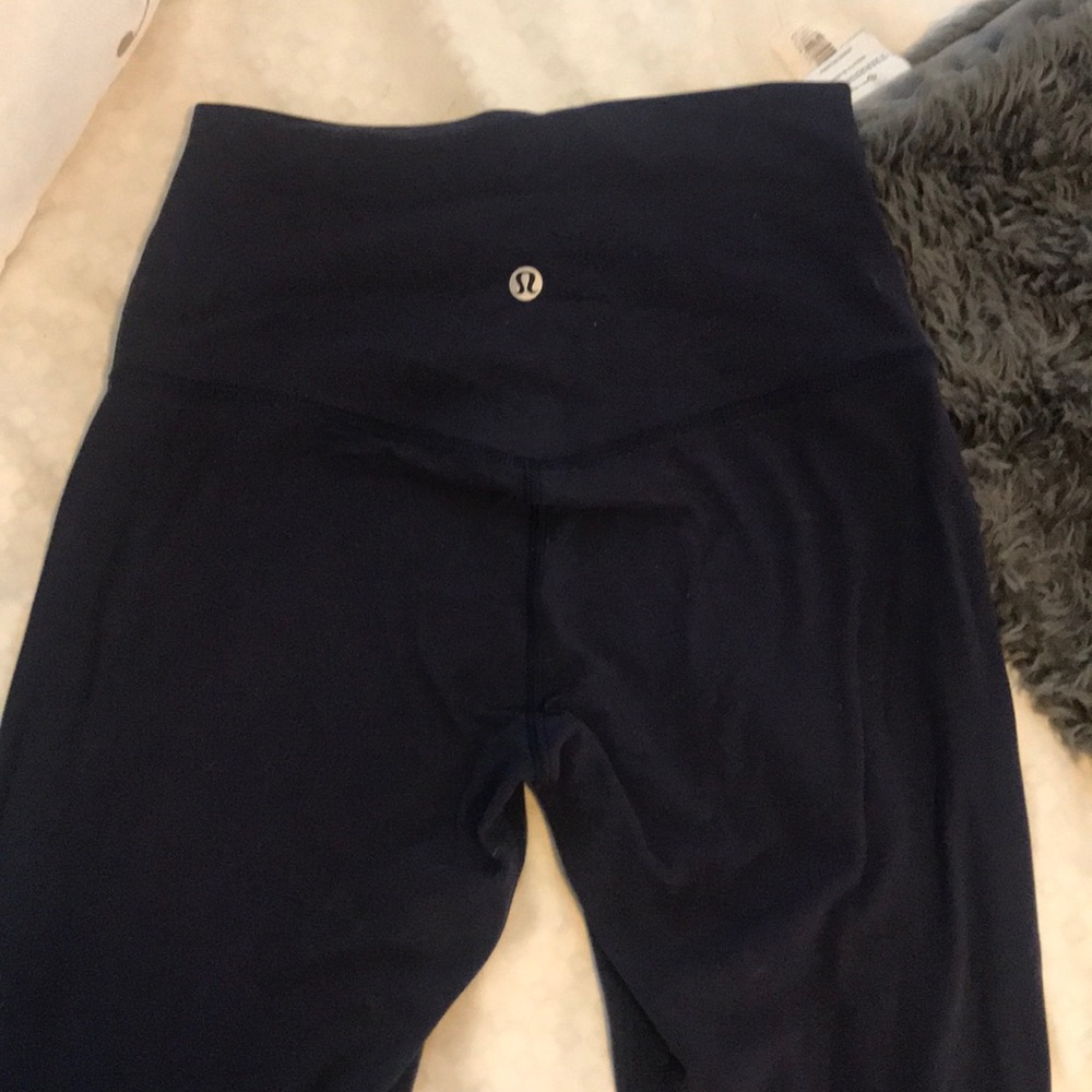 Navy blue align leggings